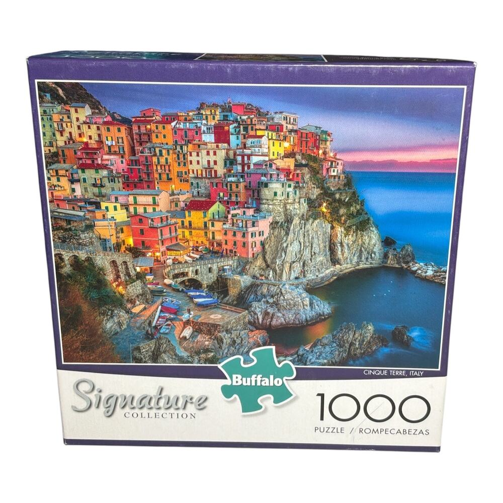 Buffalo Games Signature Collection Cinque Terre Italy Jigsaw Puzzle 1000 Pieces